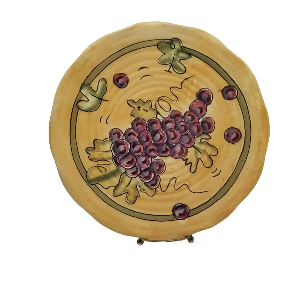 Plate with Stand Italian Kitchen Decorative